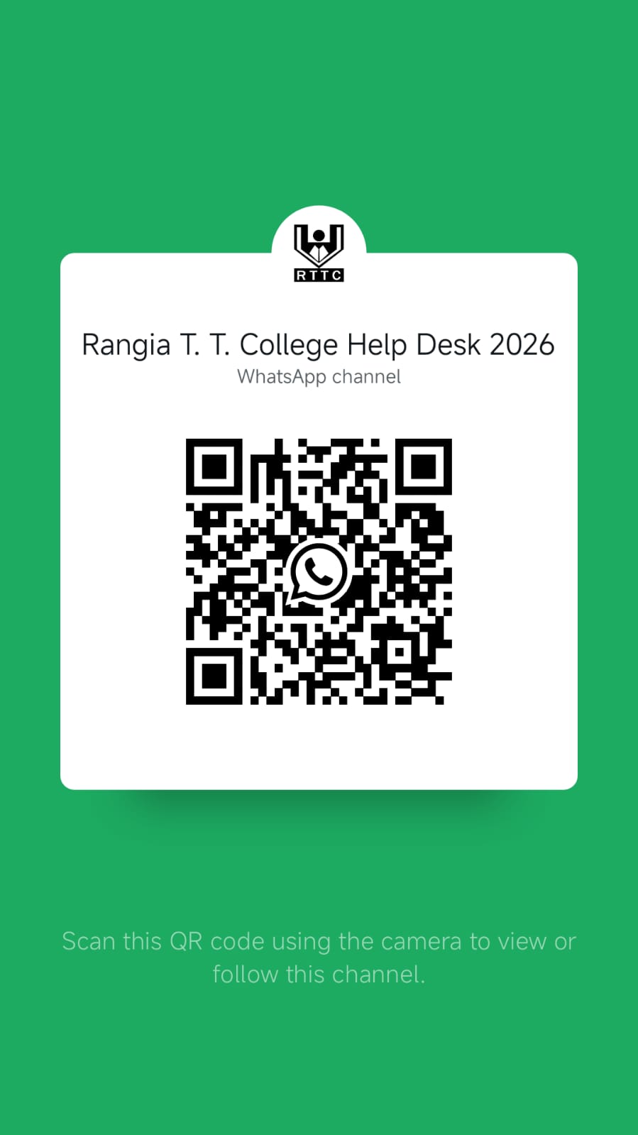Stay Updated Through WhatsApp Channel